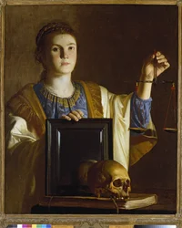 La Vérité présentant un miroir aux vanités du monde, c.1620-1630